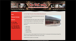 Desktop Screenshot of koteksheetmetal.com
